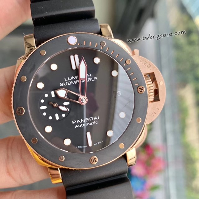 沛納海男士腕表 Pam684 ZF出品 小口徑玫瑰金表  gjs1751